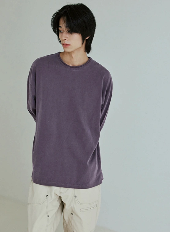 Лонгслив FrizmWORKS Og Pigment Dyeing L/S Purple