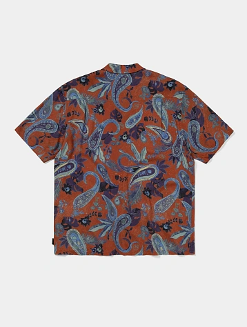 Рубашка thisisneverthat Weird Paisley S/S Shirt Red