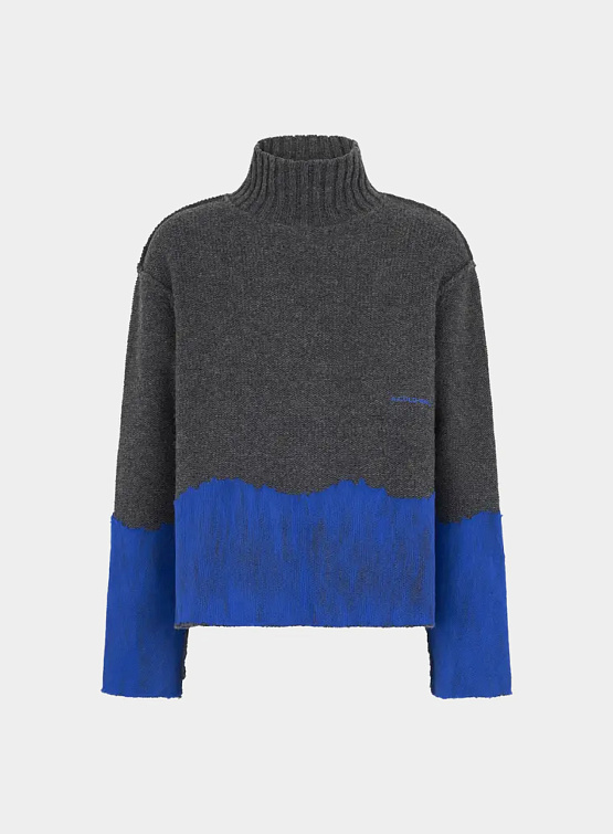 Свитер A-COLD-WALL* Saturate Knit High Neck Grey