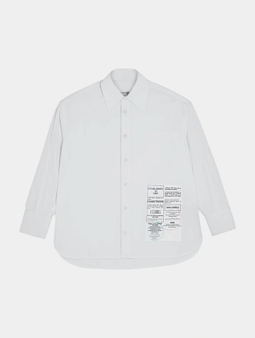 Рубашка MM6 Maison Margiela Numeric White