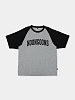 Футболка Noon Goons Gametime Raglan Heather Grey/Black