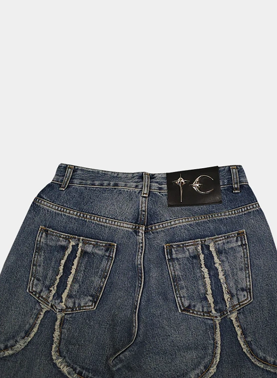 Джинсы Thug Club Tribal Denim Blue