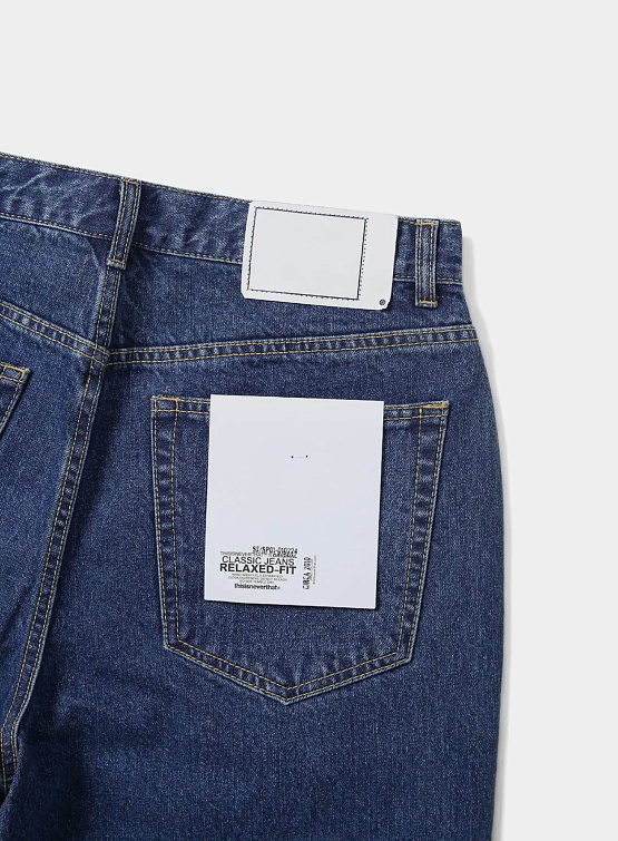 Шорты thisisneverthat Washed Denim Short Blue