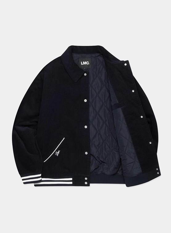 Бомбер LMC Coduroy Varsity Jacket Navy