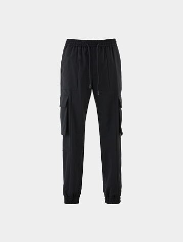 Брюки JUUN.J Wool Blended Cargo Joggers Black
