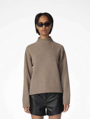 Женский свитер Han Kjøbenhavn High Neck Knit Cashmere Brown