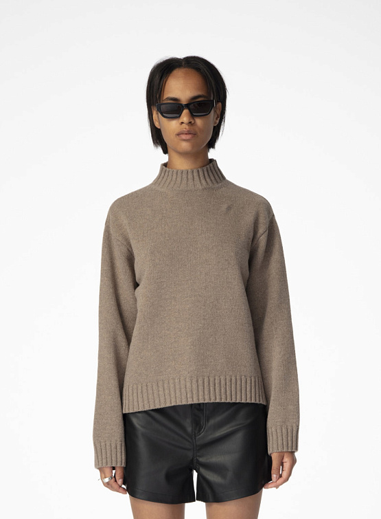 Женский свитер Han Kjøbenhavn High Neck Knit Cashmere Brown