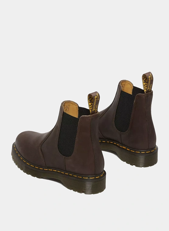 Челси Dr. Martens 2976 Bex Crazy Horse Dark Brown
