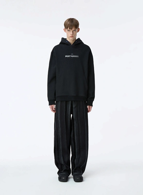 Худи ADERERROR Post Human Hoodie Product. 26 Black