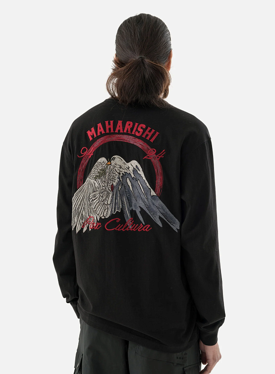 Лонгслив MAHARISHI 5316 Peace Mount Maha Black