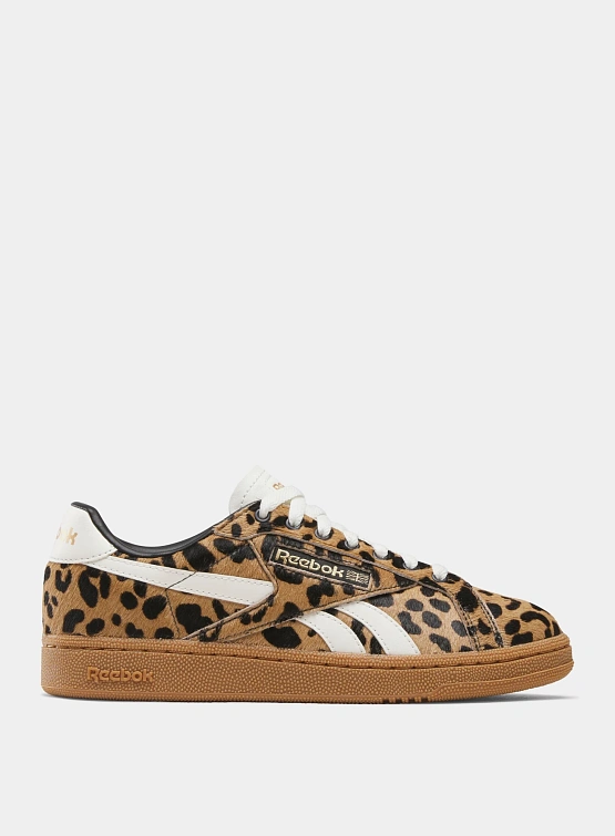 Женские кеды Reebok Club C Grounds UK Cheetah