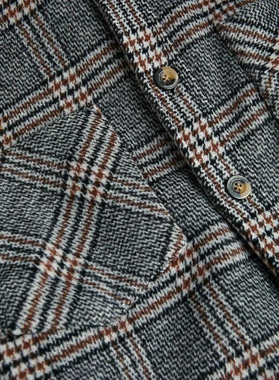Овершот HAL STUDIOS Plaid Overshirt Peat