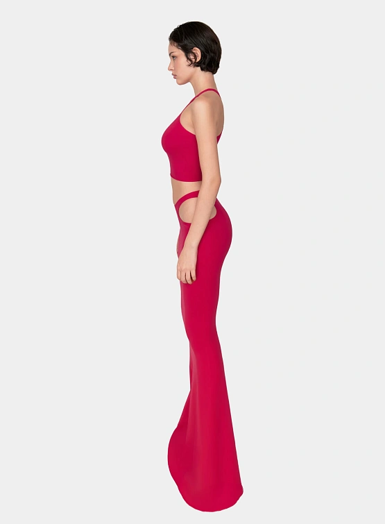 Женская юбка XSAI Holey Carmine