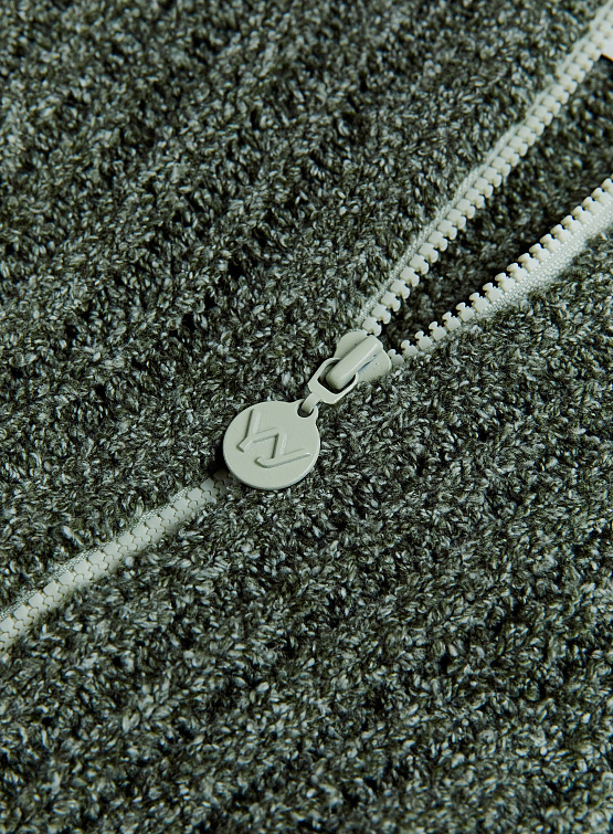 Женский жилет OPEN YY Ribbed Zip Knit Vest Khaki