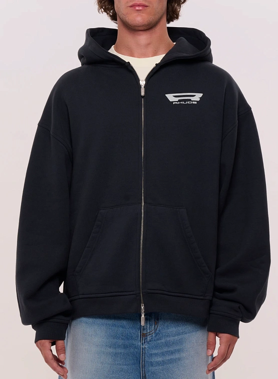 Зип-худи RHUDE Campione Full Vtg Black