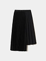 женская юбка undercover pleated skirt side zipper black