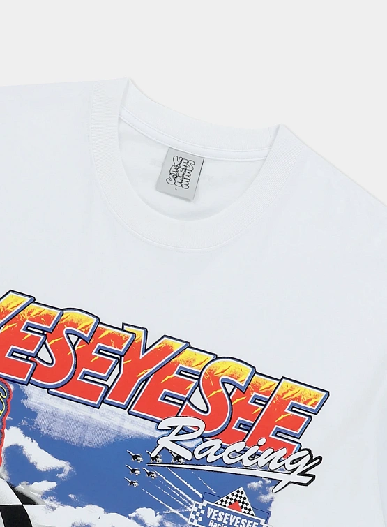 Футболка YESEYESEE Racing Tee White