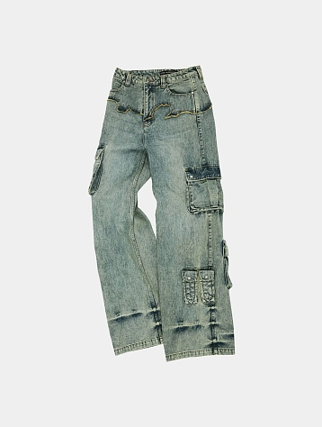 Женские джинсы Andersson Bell Simiz Cargo Coated Yellow