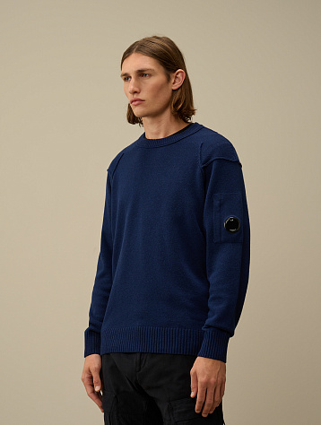 Джемпер C.P. Company Merino Wool Fast Dyed Estate Blue