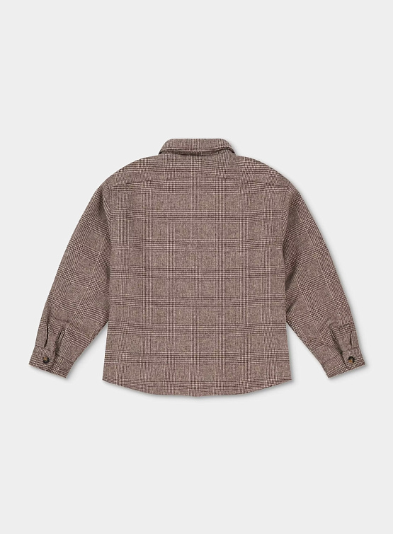 Овершот HAL STUDIOS Plaid Overshirt Mocha