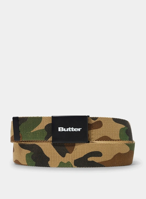 Ремень Butter Goods Logo Woven Desert Camo
