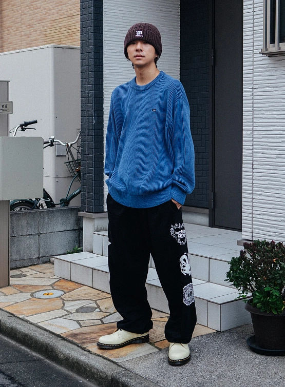 Свитер LMC Micro Box Two Tone Knit Blue