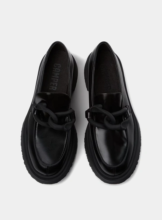 Лоферы Camper Walden Large Bit Leather Black