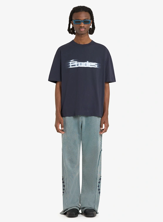 Футболка Études Relax Tee Études Blur Navy