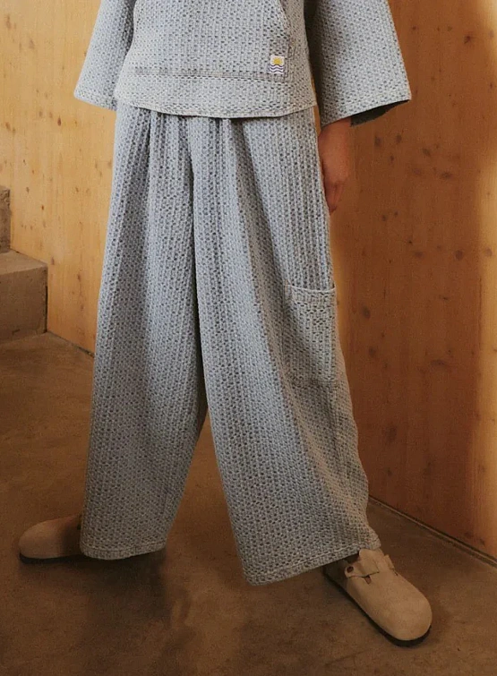 Женские брюки LF Markey Sky Seersucker Aiden Trouser