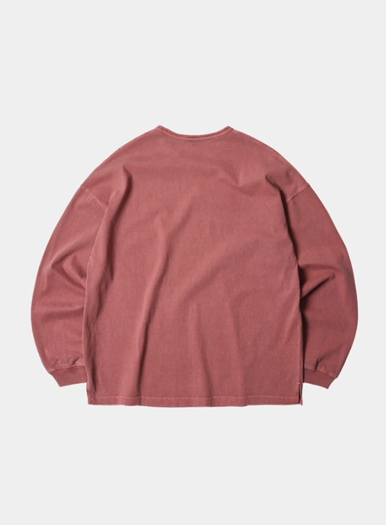 Лонгслив FrizmWORKS Og Pigment Dyeing L/S Pink