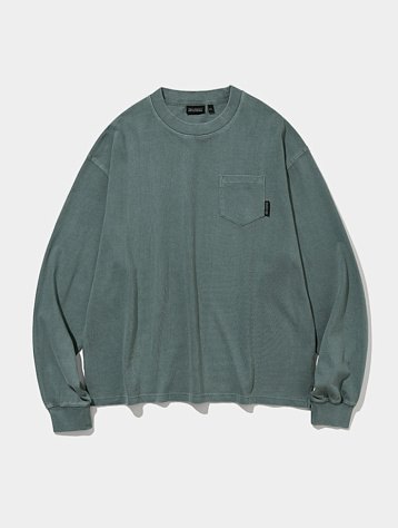 Лонгслив Uniform Bridge Dyeing Pocket L/s Tee Pigment Green