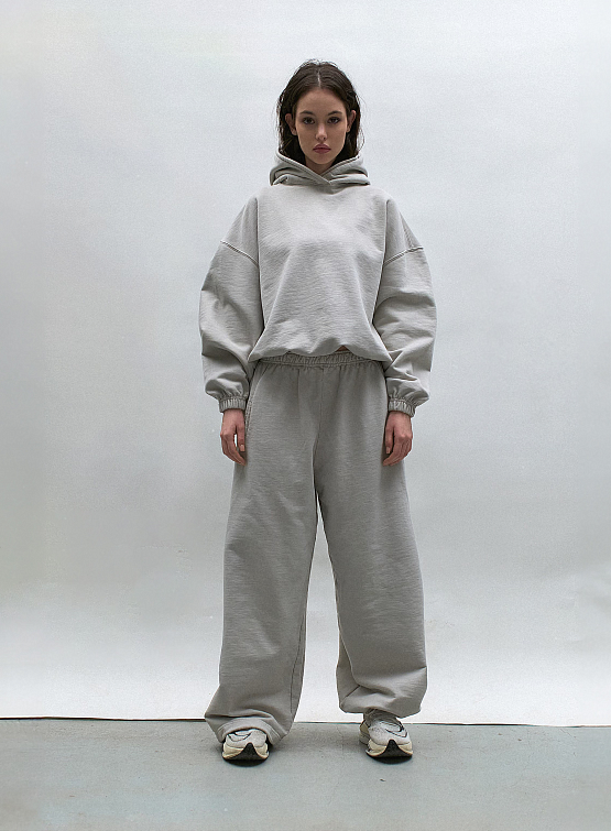 Брюки XSAI Wide Sweatpants 02 Cement