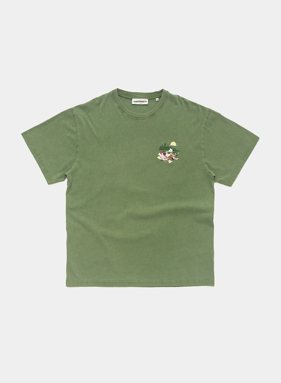 Футболка Carne Bollente Lustful Lakeside Off Green