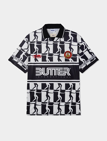 Футболка Butter Goods Marshall Jersey Black / White