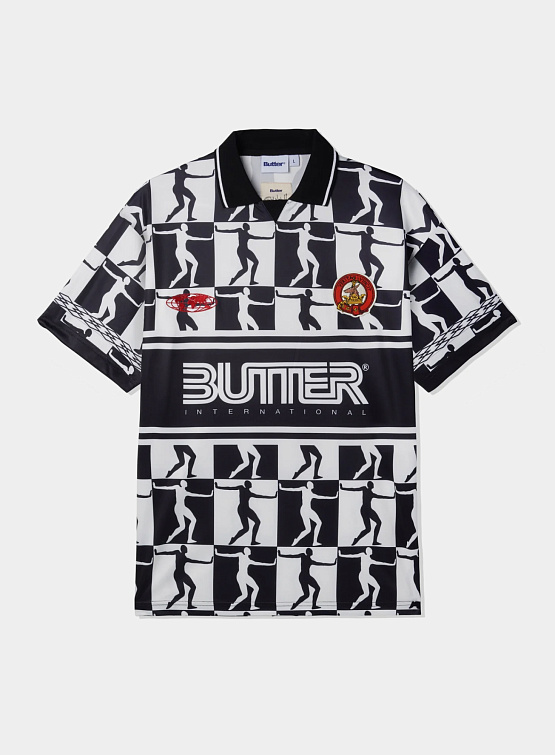 Футболка Butter Goods Marshall Jersey Black / White