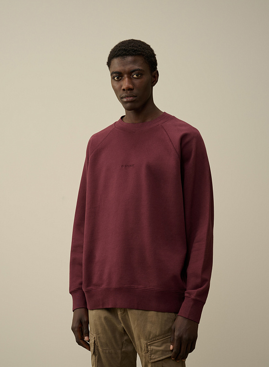 Свитшот C.P. Company Brushed and Emerized Potent Purple