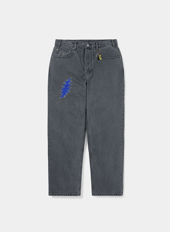 Джинсы thisisneverthat × Grateful Dead Lightning Relaxed Dusty Blue