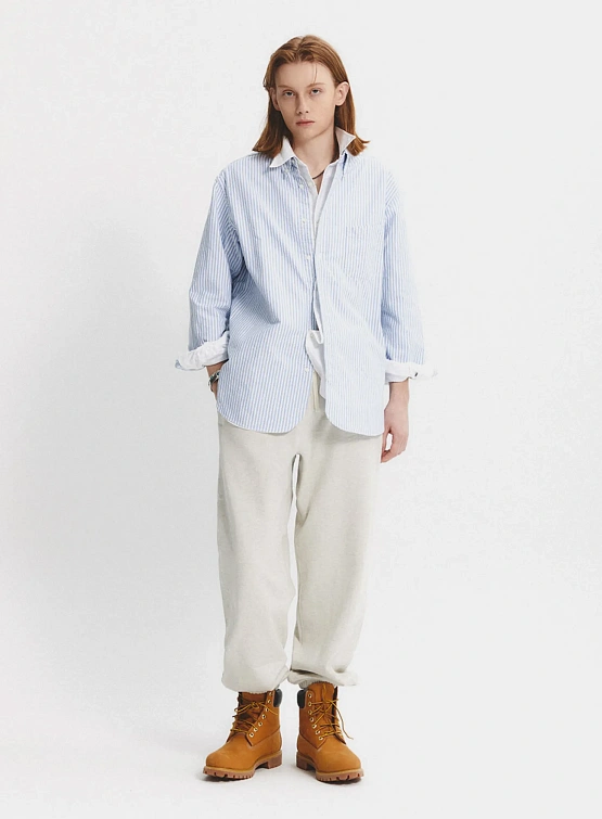 Рубашка EASTLOGUE PERMANENT B.D Regular Blue Stripe Oxford