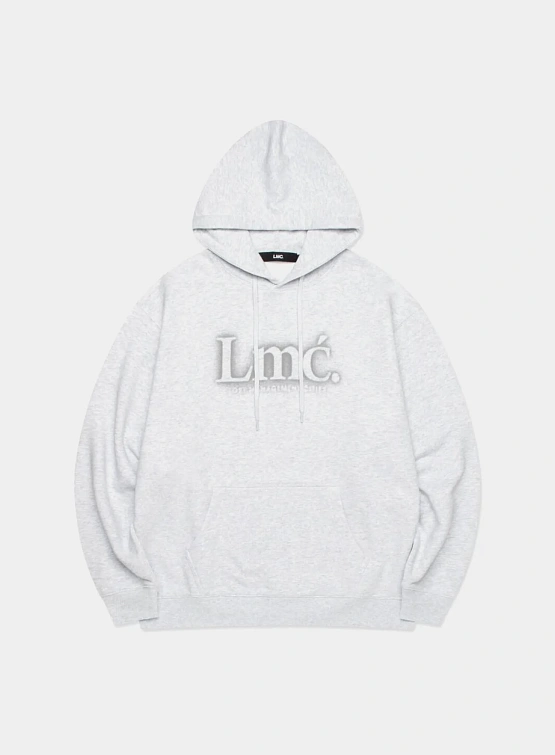 Худи LMC Blur Serif Hoodie Light Heather Grey