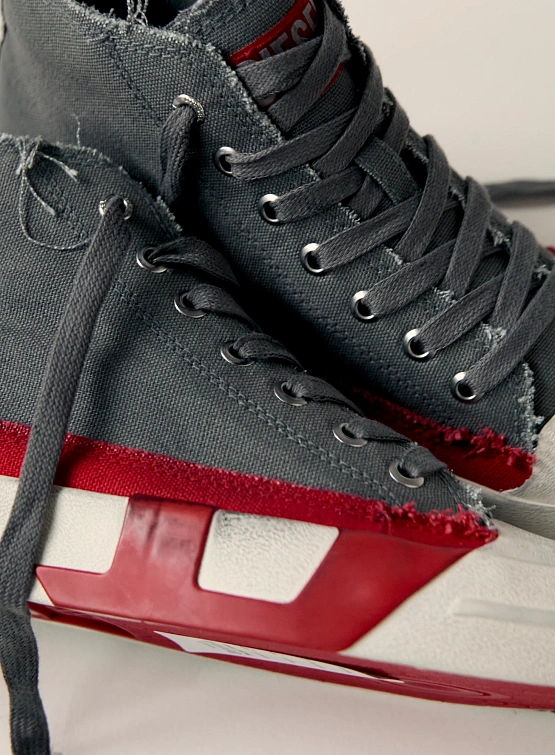 Кеды Diesel S-D-Verse Mid Grey/Red