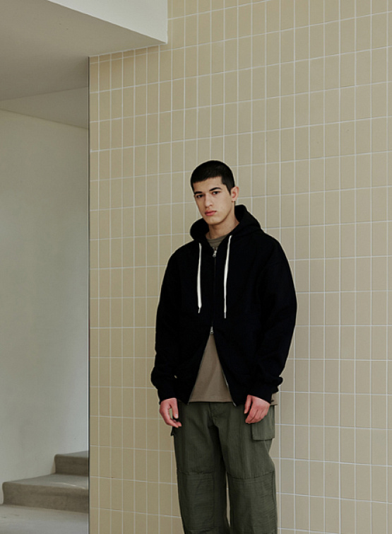 Зип-худи FrizmWORKS Og Heavyweight Hood Black