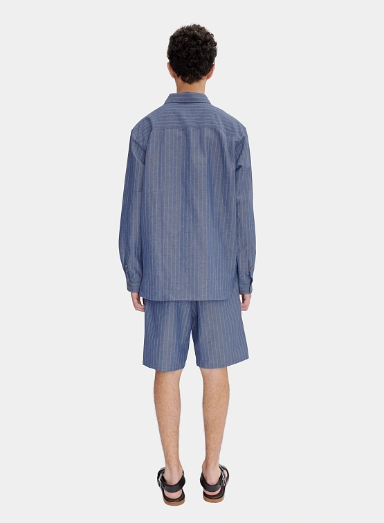 Рубашка A.P.C. Malo Blue