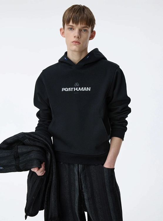 Худи ADERERROR Post Human Hoodie Product. 26 Black