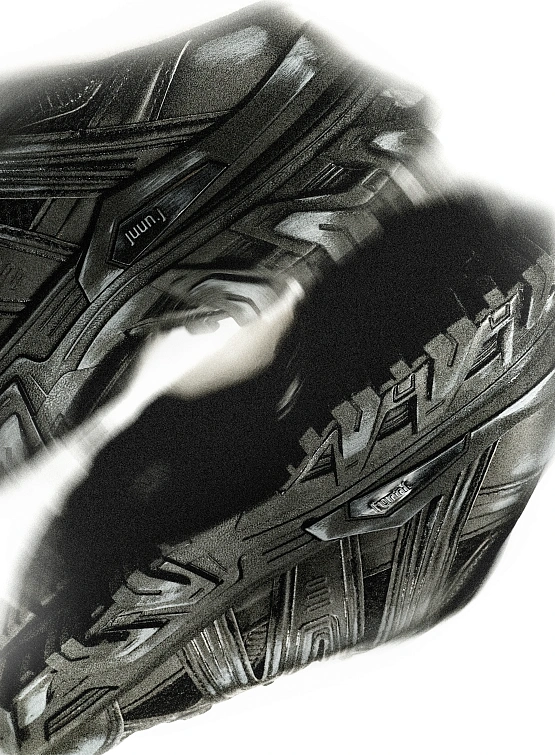 Мюли JUUN.J Synthetic Leather Trainer Mule Shoes Black