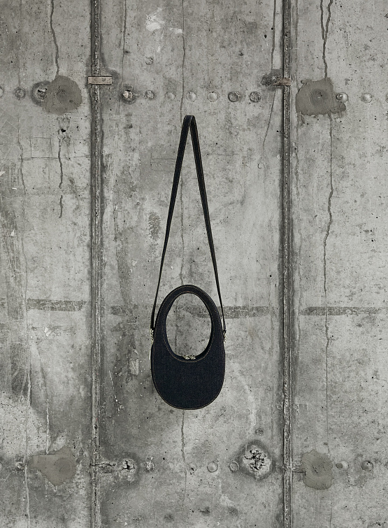 Сумка Coperni Denim Crossbody Mini Swipe Bag Dark Navy