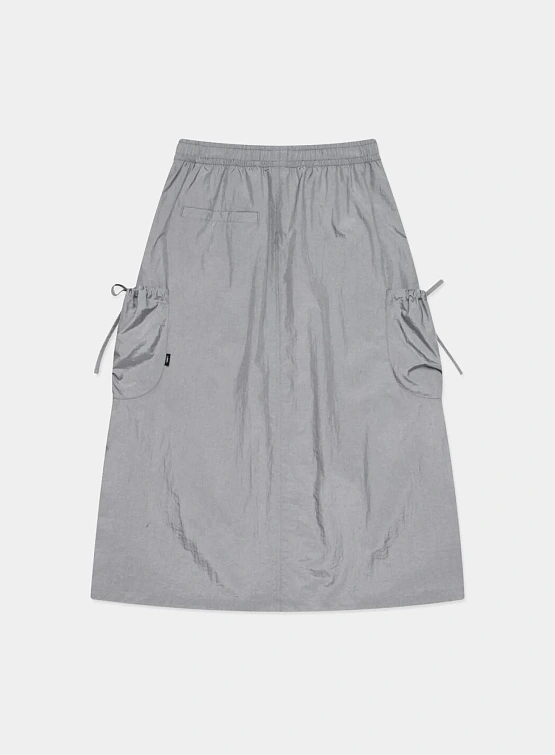 Женская юбка LMC WM Ribbon Nylon Long Skirt Light Grey