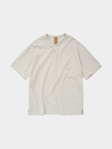 Футболка FrizmWORKS Og Double Rib Oversized Tee Oatmeal