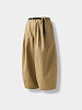 Брюки ANGLAN Twill Tuck Belt Balloon Pants Beige
