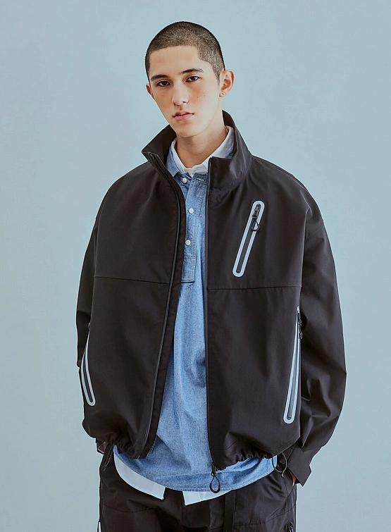 Ветровка Uniform Bridge 3 Layer Zip Training Jacket Black