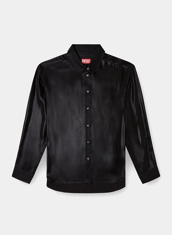 Женская рубашка Diesel S-Simply-C-Wn-Q1 Camicia Black